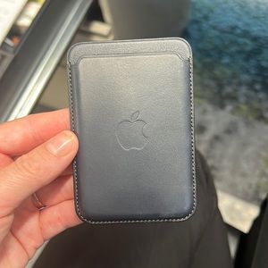 Apple MagSafe wallet. Black leather, never used
